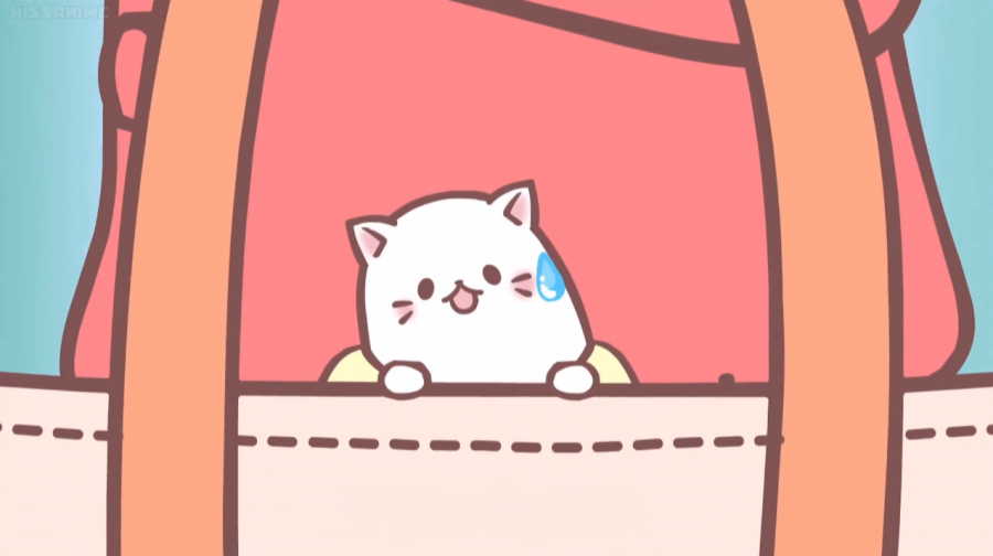 He has a habit of showing his _ _ _ _ when excited (Bananya ep6 review)